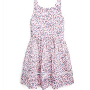 POLO RALPH LAUREN Little Girl's Floral Print Seersucker Dress In Tyler sz6X